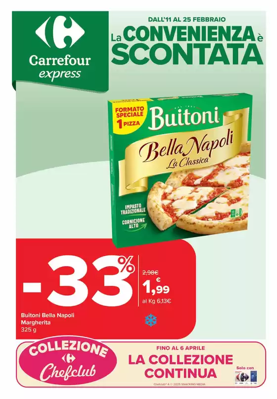 Volantino Carrefour Express a Vigevano | La convenienza e scontata  | 11/2/2025 - 25/2/2025