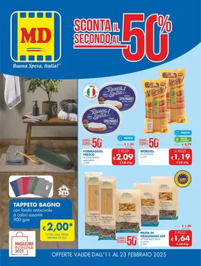 Offerte di Discount a Grumello del Monte | Sconta il secondo al 50% in MD | 11/2/2025 - 23/2/2025