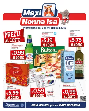 Offerte di Iper e super a Mogoro | Promozione dal 7 al 19 febbraio in Nonna Isa | 7/2/2025 - 19/2/2025