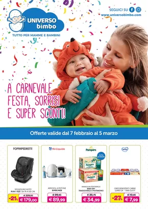 Offerte di Infanzia e giochi a Aosta | A carnevale festa, sorrisi e super sconti! in Universo Bimbo | 7/2/2025 - 5/3/2025