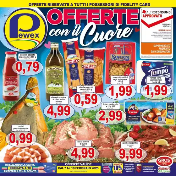 Volantino Pewex a Formello | Offerte con il cuore | 7/2/2025 - 18/2/2025