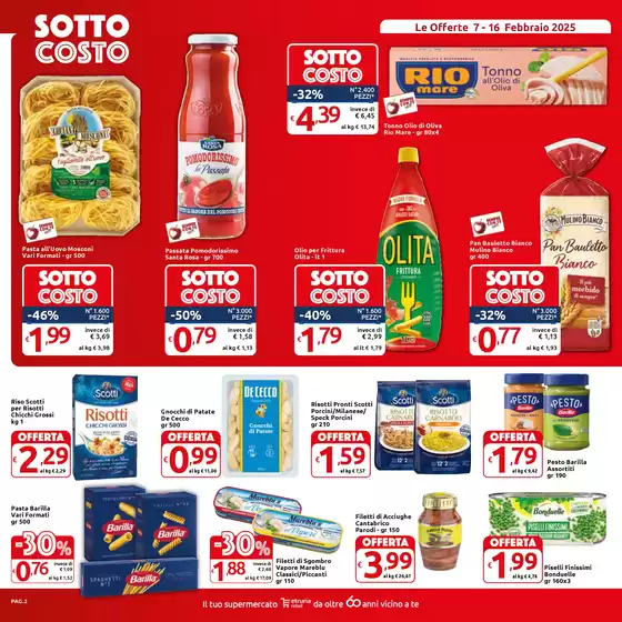 Volantino Carrefour Market a Sinalunga | Sottocosto | 7/2/2025 - 16/2/2025