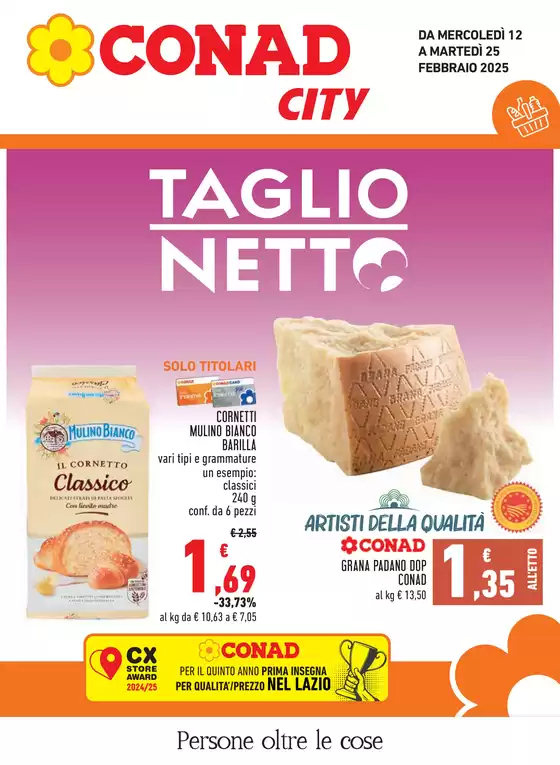 Volantino Conad City a Cerveteri | Taglio netto | 12/2/2025 - 25/2/2025