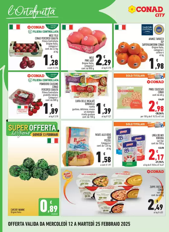 Volantino Conad City a Cerveteri | Taglio netto | 12/2/2025 - 25/2/2025