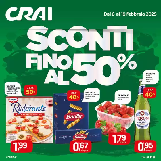 Volantino Crai a Sant'Oreste | Sconti fino al 50% | 6/2/2025 - 19/2/2025