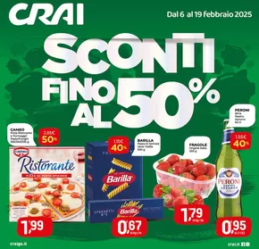 Offerte di Iper e super a Montopoli di Sabina | Sconti fino al 50% in Crai | 6/2/2025 - 19/2/2025