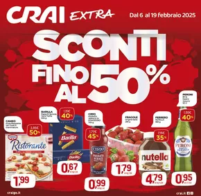 Offerte di Iper e super a Cittaducale | Sconti fino al 50% in Crai | 6/2/2025 - 19/2/2025