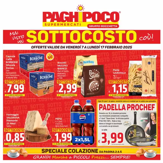 Volantino PaghiPoco a San Giovanni la Punta | Sottocosto | 7/2/2025 - 17/2/2025