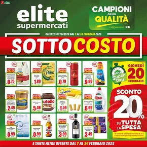 Volantino Elite a Roma | Sottocosto  | 7/2/2025 - 16/2/2025