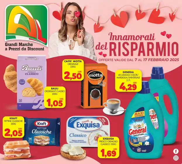 Volantino Al Discount a Francavilla Fontana | Innamorati del Risparmio | 7/2/2025 - 17/2/2025