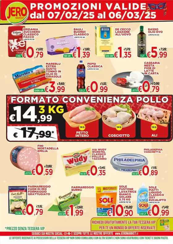 Volantino Jero Market a Atripalda | Formato convenienza pollo | 7/2/2025 - 6/3/2025