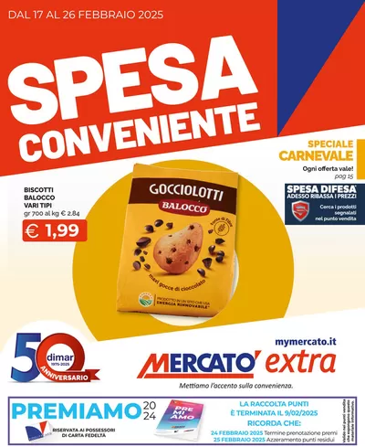 Offerte di Iper e super a Verzuolo | Spesa conveniente in Mercatò Extra | 17/2/2025 - 26/2/2025