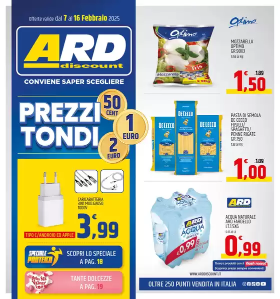 Volantino ARD Discount a Palermo | Prezzi tondi  | 7/2/2025 - 16/2/2025