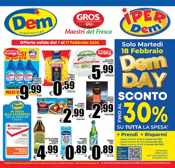 Volantino Dem a Ciampino | OFFERTE IMPERDIBILI | 7/1/2025 - 18/2/2025