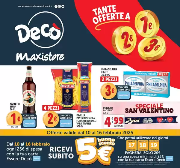 Volantino Decò a Matino | Tante offerte a 1 euro 2 euro 3 euro  | 10/2/2025 - 16/2/2025