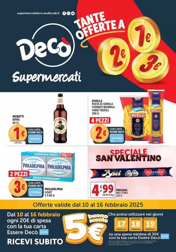 Volantino Decò a Barletta | Tante offerte a 1 euro 2 euro 3 euro  | 10/2/2025 - 16/2/2025