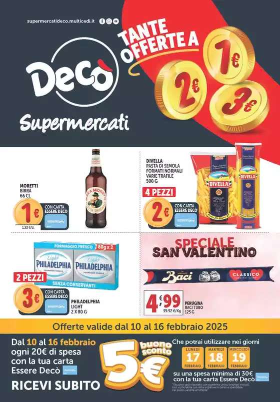 Volantino Decò | Tante offerte a 1 euro 2 euro 3 euro  | 10/2/2025 - 16/2/2025