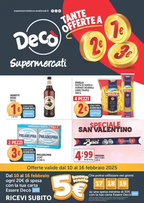 Offerte di Iper e super a Casal di Principe | Tante offerte a 1 euro 2 euro 3 euro  in Decò | 10/2/2025 - 16/2/2025