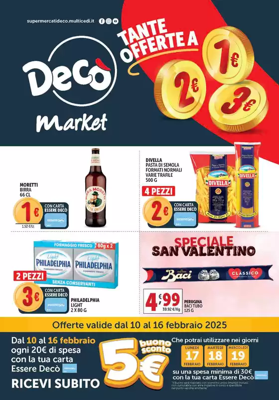 Volantino Decò a Bari | Tante offerte a 1 euro 2 euro 3 euro  | 10/2/2025 - 16/2/2025