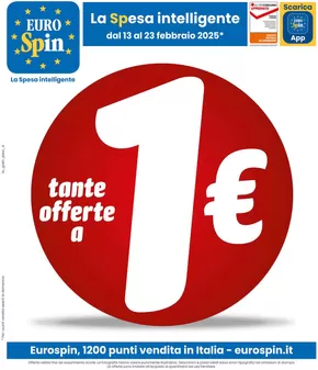 Offerte di Discount a Sabaudia | Tante offerte a 1€ euro in Eurospin | 13/2/2025 - 23/2/2025