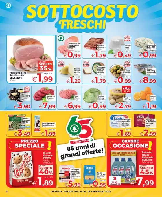 Volantino Eurospar a Cagliari | Sottocosto freschi  | 10/2/2025 - 19/2/2025