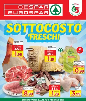 Offerte di Iper e super a Mogoro | Sottocosto freschi  in Eurospar | 10/2/2025 - 19/2/2025