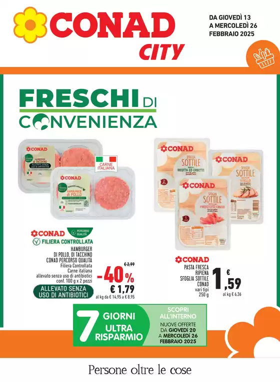 Volantino Conad City a Viareggio | Freschi di convenienza | 13/2/2025 - 26/2/2025