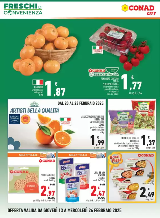 Volantino Conad City a Decimomannu | Freschi di convenienza | 13/2/2025 - 26/2/2025