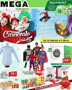 Offerte di Arredamento a Grottaferrata | Mega Prenestina -Carnevale in Mega | 10/2/2025 - 3/3/2025