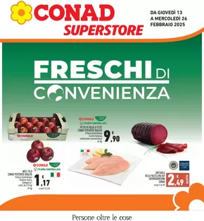 Offerte di Iper e super a Lerici | Freschi di convenienza in Conad Superstore | 13/2/2025 - 26/2/2025