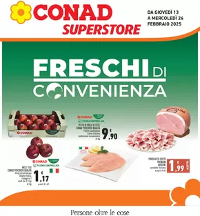 Volantino Conad Superstore a Volpiano | Freschi di convenienza | 13/2/2025 - 26/2/2025