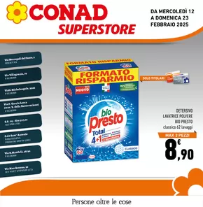 Offerte di Iper e super a Pedara | Supplemento Convenienza in Conad Superstore | 12/2/2025 - 23/2/2025