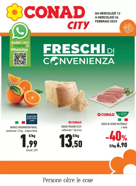 Volantino Conad City a Mandello del Lario | Freschi di convenienza | 12/2/2025 - 26/2/2025