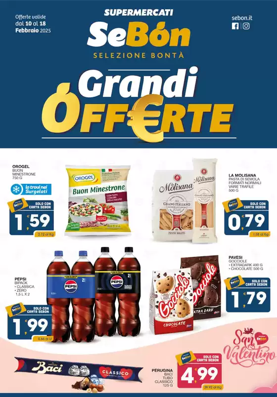 Volantino SeBón a Mercogliano | Grandi offerte | 10/2/2025 - 18/2/2025