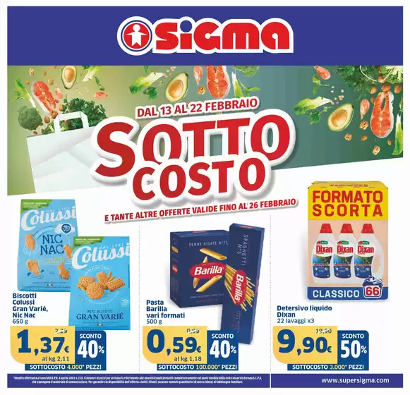 Volantino Sigma a Valmadrera | Sottocosto, Sigma | 13/2/2025 - 26/2/2025