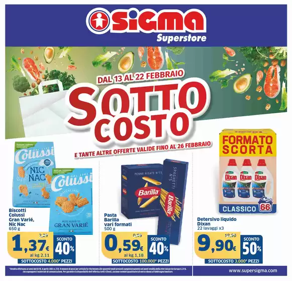 Volantino Sigma a Lerici | Sottocosto, Superstore | 13/2/2025 - 26/2/2025