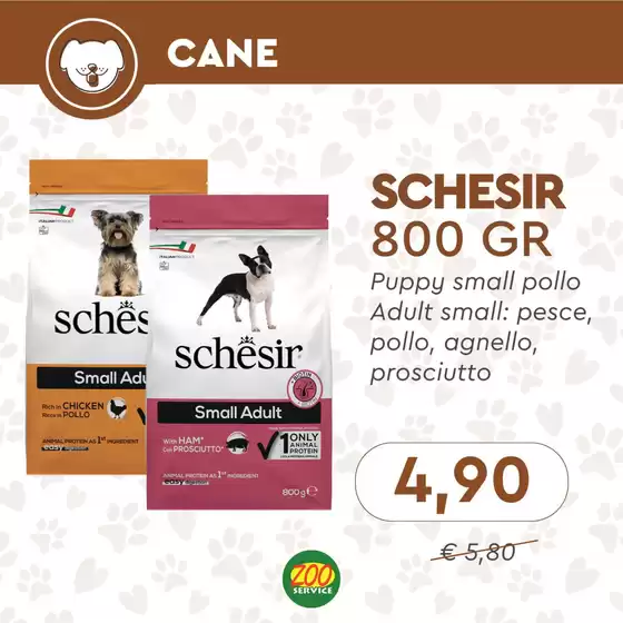 Volantino Zoo Service a Bagheria | 3 offerte speciali per il tuo cane | 11/2/2025 - 28/2/2025