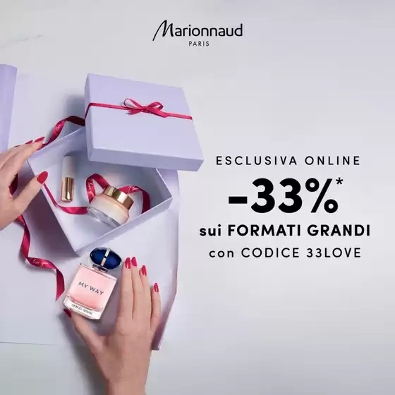 Volantino Marionnaud a Lecco | Esclusiva online -33% | 11/2/2025 - 16/2/2025