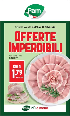 Offerte di Iper e super a San Cesareo | Offerte imperdibili in Pam | 13/2/2025 - 19/2/2025