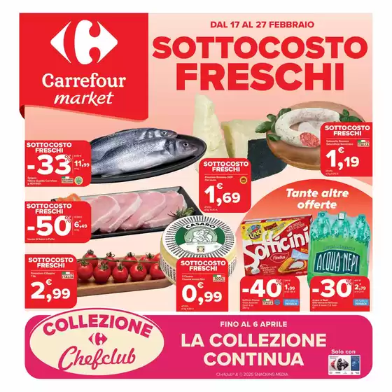 Volantino Carrefour Market a Roma | Sottocosto freschi | 17/2/2025 - 27/2/2025