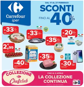 Offerte di Iper e super a Passo Corese | Sconti fino al 40% in Carrefour Ipermercati | 17/2/2025 - 27/2/2025