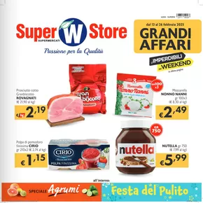 Offerte di Iper e super a Cortina d'Ampezzo | Grandi affari in Super W | 13/2/2025 - 26/2/2025