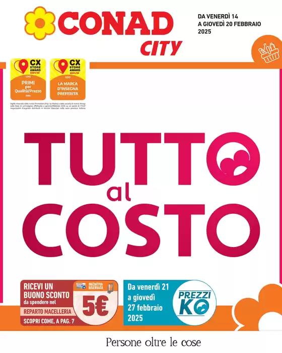 Volantino Conad City a Lugo | Tutto al costo | 14/2/2025 - 20/2/2025