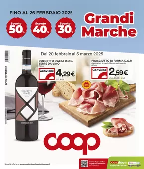 Offerte di Iper e super a Monticello Brianza | Grandi marche  in Coop | 20/2/2025 - 5/3/2025