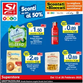 Offerte di Iper e super a Offida | Sconti dal 25% al 50% in Si con te superstore | 13/2/2025 - 26/2/2025