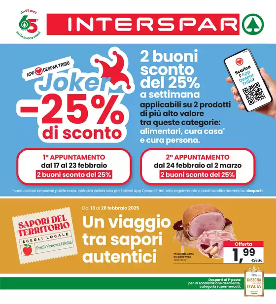 Volantino Interspar a Martignacco | Sconti fino al 50%  | 13/2/2025 - 26/2/2025