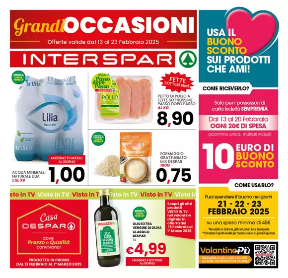 Volantino Interspar a Lecce | Grandi occasioni | 13/2/2025 - 23/2/2025