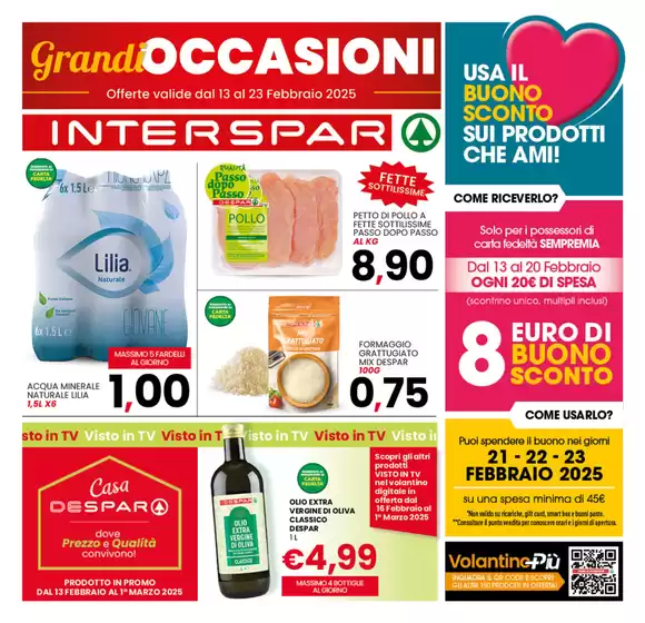 Volantino Interspar a Brindisi | Grandi occasioni | 13/2/2025 - 23/2/2025