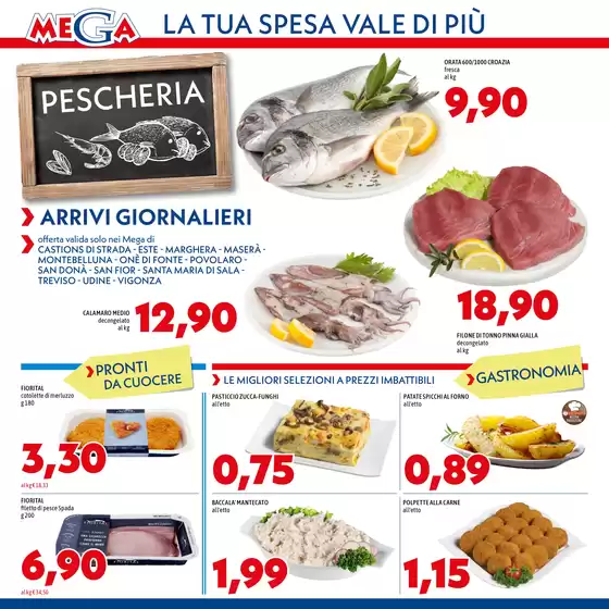 Volantino Supermercati Mega a Montebelluna | Prezzi bassi tutti i giorni  | 13/2/2025 - 26/2/2025