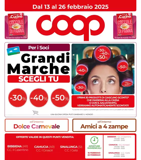 Volantino Coop a Sinalunga | Dal 13 al 26 febbraio 2025 | 13/2/2025 - 26/2/2025